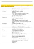 Critical Care &ndash; Cardiac Exam &vert; Comprehensive Questions and Answers &vert; A&plus;  Graded &vert; With Expert Solutions