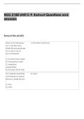 NSG 3180 UNIT 5-9&colon; Kahoot Questions and  answers