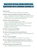 WGU D266 TASK 1-3 BUNDLE ACTUAL EXAM PAPER 2026 QUESTIONS WITH ANSWERS GRADED A&plus;
