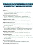 WGU D266 TASK 1-3 BUNDLE FINAL TEST 2026 QUESTIONS WITH CORRECT ANSWERS GRADED A&plus;