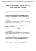 HSCI 645 MIDTERM &lpar;CH 1-3&rpar;COMPLETE WITH VERIFIED ANSWERS