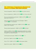 ICU &sol; CVICU Exam &vert; Comprehensive Questions and  Answers &vert; A&plus; Graded &vert; With Expert Solutions