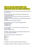 NSG 527 ACTUAL EXAM SCRIPT 2026 QUESTIONS WITH SOLUTIONS GRADED A&plus;