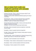 NSG 527 EXAM STUDY GUIDE 2026 COMPLETE QUESTIONS WITH ANSWERS GUARANTEED TO PASS
