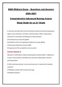 N580 Midterm Exam &ndash; Questions and Answers 2026&ndash;2027 Comprehensive Advanced Nursing Course Study Guide for an A&plus; Grade