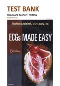 TEST BANK FOR ECGs MADE EASY 6TH EDITION BY BARBARA AEHLERT&period;LATEST EDITION