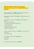 WGU D270 Midterm EXAM &vert; Comprehensive  Questions and Answers &vert; A&plus; Graded &vert; With Expert  Solutions