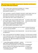WGU D270 Davis Final EXAM &vert; Comprehensive Questions and Answers &vert;  A&plus; Graded &vert; With Expert Solutions