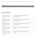 NUR 239 Exam 3 Questions with accurate answers