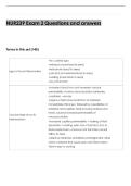 NUR239 Exam 2 Questions and answers