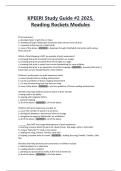 KPEERI Study Guide &num;2 2025&comma; Reading Rockets Modules