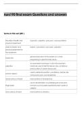 nurs190 final exam Questions and answers