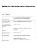 UR 190 Week 2 Questions with accurate answers