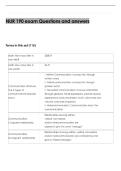 NUR 190 exam Questions and answers