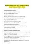 Red Cross Lifeguarding Practice Test With complete solution&vert; Updated RATED A&plus; &vert; 2026 
