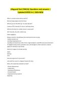 Lifeguard Test &lpar;YMCA&rpar;&vert; Questions and answers &vert; Updated RATED A&plus;&vert; 2026 NEW 