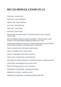 BIO 210 MODULE 1 EXAM CH 1-5&period; QUESTIONS WITH CORRECT ANSWERS