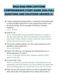WGU D360 HRM CAPSTONE COMPREHENSIVE STUDY GUIDE 2026 FULL QUESTIONS AND SOLUTIONS GRADED A&plus;