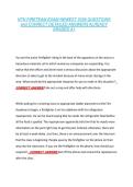 NTN FIRETEAM EXAM NEWEST 2026 QUESTIONS  and CORRECT DETAILED ANSWERS ALREADY  GRADED A&plus; 