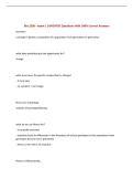 Bio 2200 - exam 1 &vert;UPDATED Questions with 100&percnt; Correct Answers