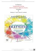 Test Bank for Fundamentals of Nursing&colon; Active Learning for Collaborative Practice 3rd Edition By Barbara L Yoost LATEST VERSION