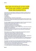 HESI BSN 225 DETAILED STUDY GUIDE  QUESTION AND CORRECT ANSWERS  EXAM 2026 GUARANTEE A&plus;