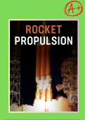 Solution Manual - Rocket Propulsion Study Guide & Solutions &ndash;  1st Edition Exam Prep