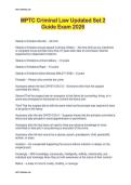 MPTC Criminal Law Updated Set 2  Guide Exam 2026