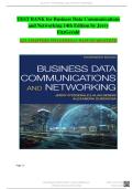 Test Bank For Business Data Communications and Networking 14th Edition by Jerry FitzGerald &vert;&vert;ISBN&colon;9781119702849