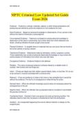 MPTC Criminal Law Updated Set Guide  Exam 2026 