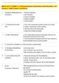 WGU D311 EXAM 3 &vert; Comprehensive Questions and Answers &vert; A&plus;  Graded &vert; With Expert Solutions
