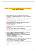 NSG6435 MIDTERM 2 VERIFIED EXAM QUESTIONS AND ANSWERS - LATEST VERSION 2026&sol;2027