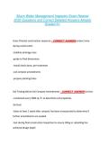 Storm Water Management Inspector Exam Newest  2026 Questions and Correct Detailed Answers Already  Graded A&plus; 