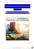 TEST BANK For Advanced Financial Accounting 13th Edition By Theodore Christensen&vert; Verified Chapter's 1 - 20 &vert; Complete