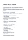 Nu 578&comma; Unit 4 - GI Drugs Questions and Answers Fully Solved