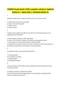 CPHIMS Study Guide&vert; With complete solution&vert; Updated RATED A&plus; &vert; NEW 2026 &vert; UPDATED RATED A&plus; 