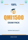 QMI1500 EXAM PACK 2026