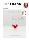A CONCISE INTRODUCTION TO LOGIC 11TH EDITION BY PATRICK J&period; HURLEY TEST BANK &ndash; COMPLETE CHAPTERS 1&ndash;14 