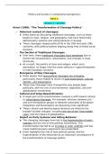 Samenvatting -  Politics and society in CP