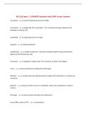 BSC 216 Exam 1 &vert; UPDATED Questions with 100&percnt; Correct Answers
