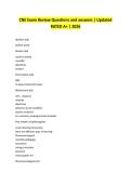 CNE Exam Review Questions and answers &vert; Updated RATED A&plus; &vert; 2026 
