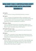WGU D391 CERTIFICATION SCRIPT 2026 QUESTIONS WITH SOLUTIONS GRADED A&plus;