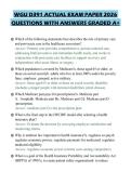 WGU D391 ACTUAL EXAM PAPER 2026 QUESTIONS WITH ANSWERS GRADED A&plus;