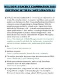 WGU D391 PRACTICE EXAMINATION 2026 QUESTIONS WITH ANSWERS GRADED A&plus;