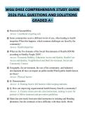 WGU D402 COMPREHENSIVE STUDY GUIDE 2026 FULL QUESTIONS AND SOLUTIONS GRADED A&plus;