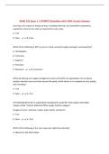 BUAD 331 Exam 2 &vert; UPDATED Questions with 100&percnt; Correct Answers