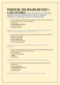 PMHNP-BC 2026 BOARD REVIEW &plus;  CASE STUDIES LATEST 2026 UPDATE FAST REVIWED  FROM ACTUAL TEST 150 QUESTIONS AND 100&percnt; VERIFIED  ANSWERS&vert; A&plus; GRADE Q&A &vert; INSTANT DOWNLOAD PDF 