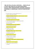 NRS 493 FINAL EXAM &lpar;CAPSTONE&rpar; &mdash; MOCK EXAM LATEST 2026 UPDATE FAST REVIWED FROM  ACTUAL TEST 150 QUESTIONS AND 100&percnt; VERIFIED  ANSWERS&vert; A&plus; GRADE Q&A &vert; INSTANT DOWNLOAD  PDF