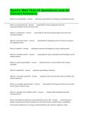 Sports Med Test &num;1 Questions and All Correct Answers&period;