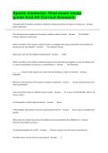 Sports medicine&colon; final exam study guide And All Correct Answers&period;